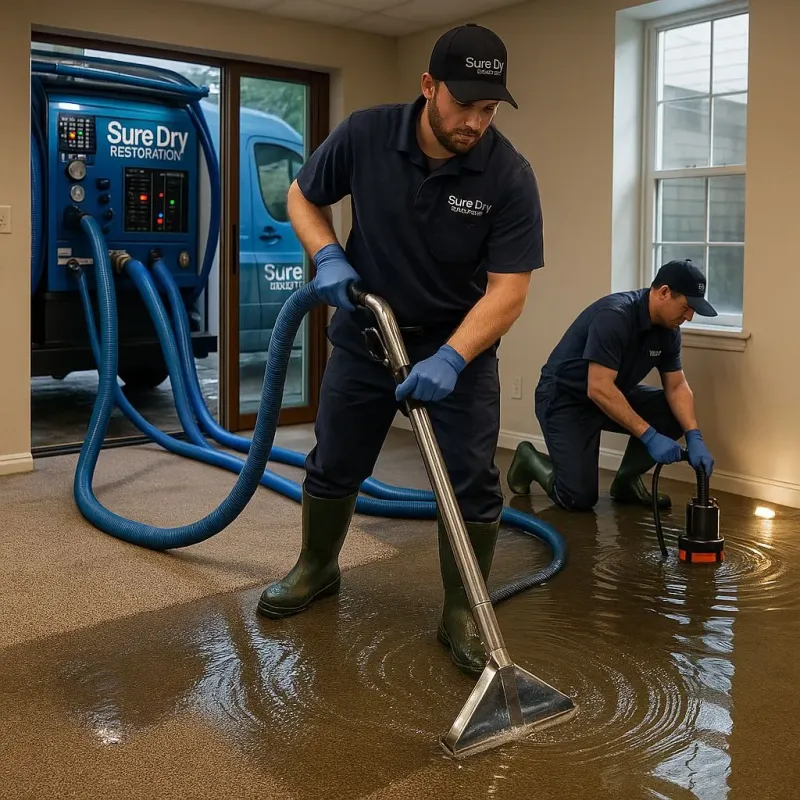 Water Extraction and Removal process in Lakeway, TX